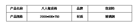 八人餐桌椅規格型號